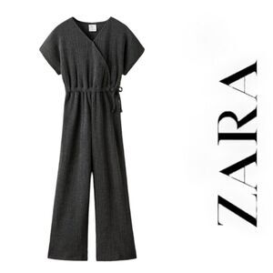 ZARA Kids | Dark Gray | LONG FLOWY JUMPSUIT